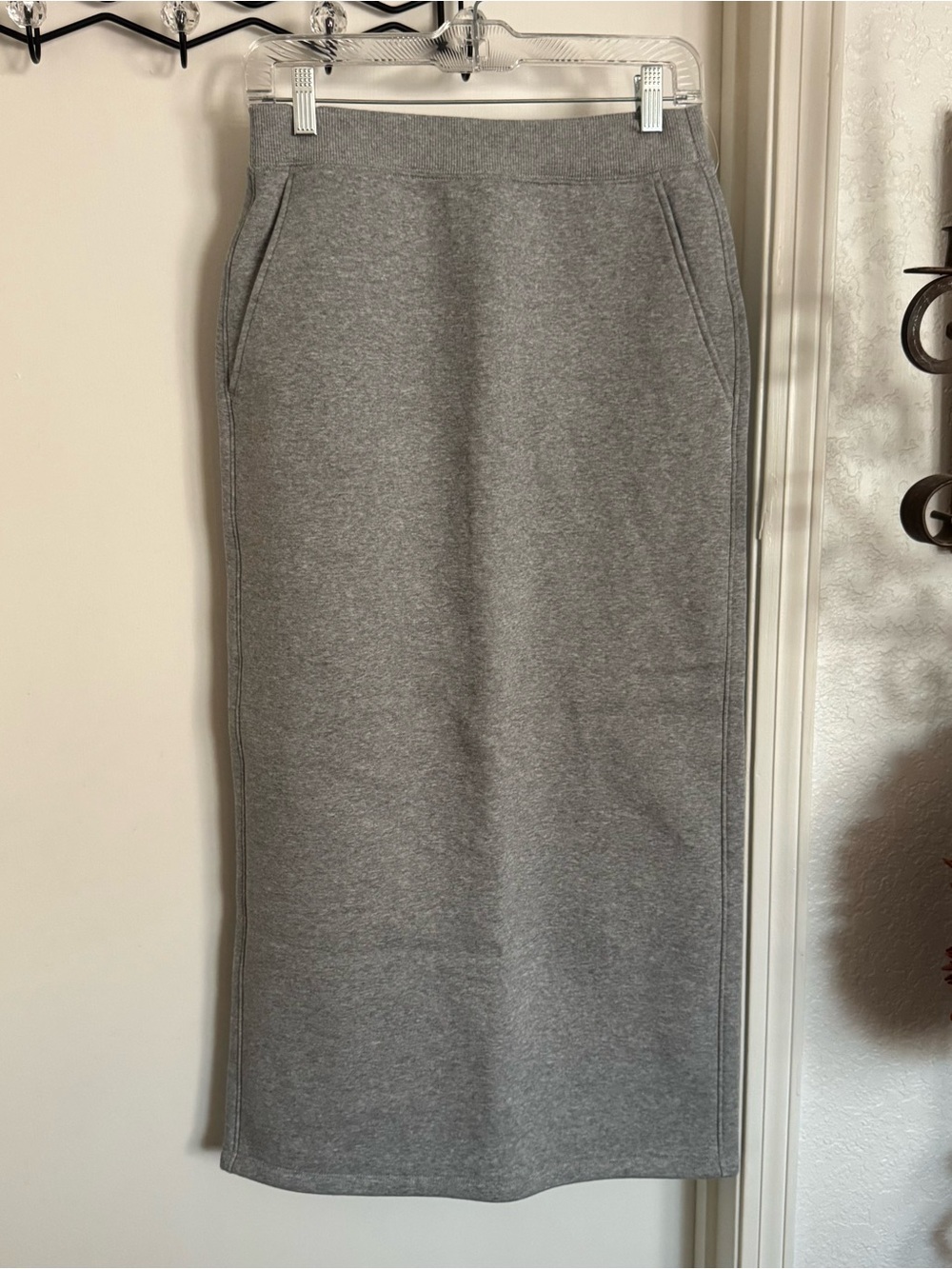 GU Grey Sweatshirt Maxi Skirt